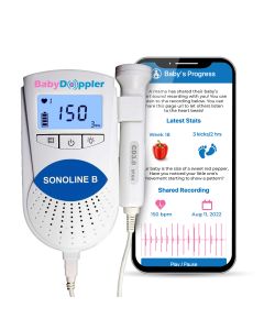 Sonoline B Fetal Doppler by BabyDoppler® (Blue) Baby Doppler BD1000101-01