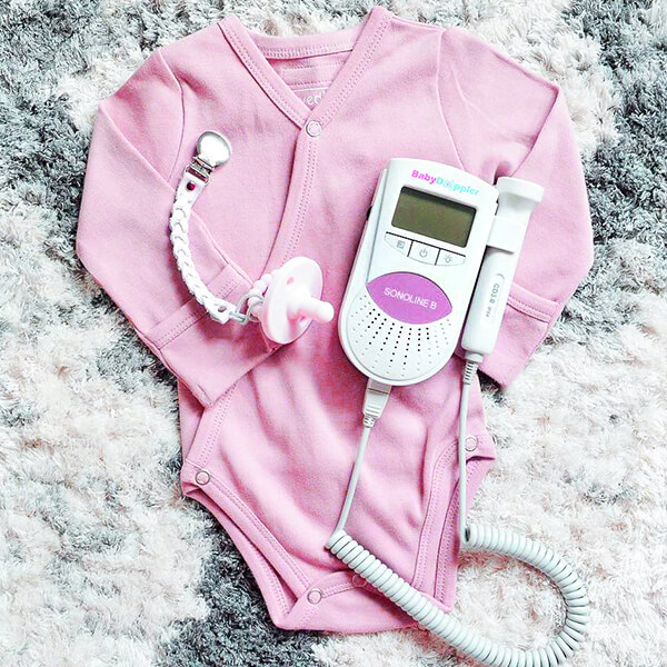 Mama Doppler Fetal Doppler Detector Baby Heart Beat Monitor